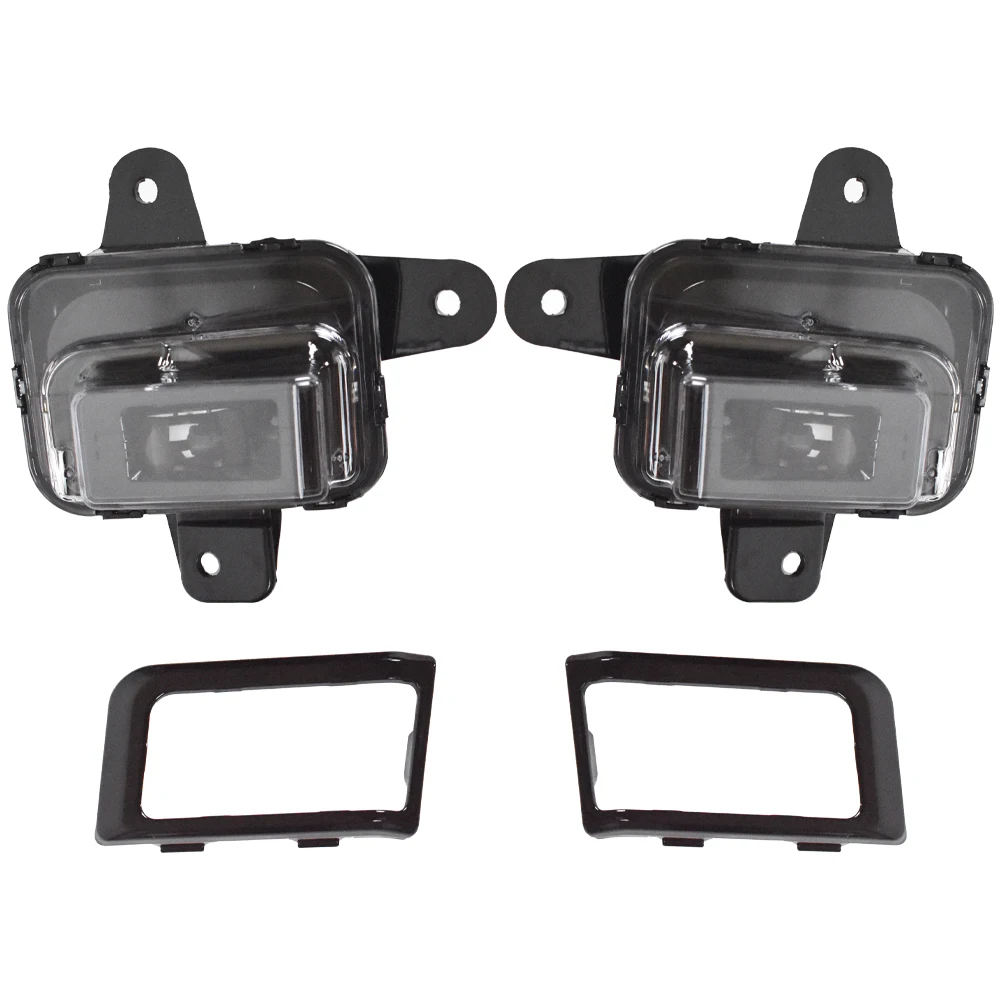 لسييرا 1500 2022-2024 LED ضوء الضباب ث/أسلاك الحافة AT4 Denali SLT الارتفاع