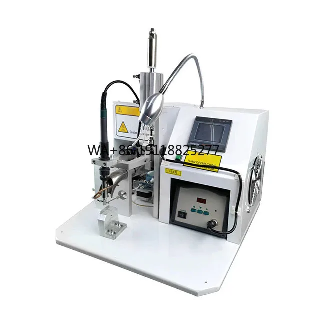 

USB Data Wire Cable 220V 150W DC High-Precision Semi-Automatic Soldering Machine Pneumatic Cable Manufacturing Crimping Machine