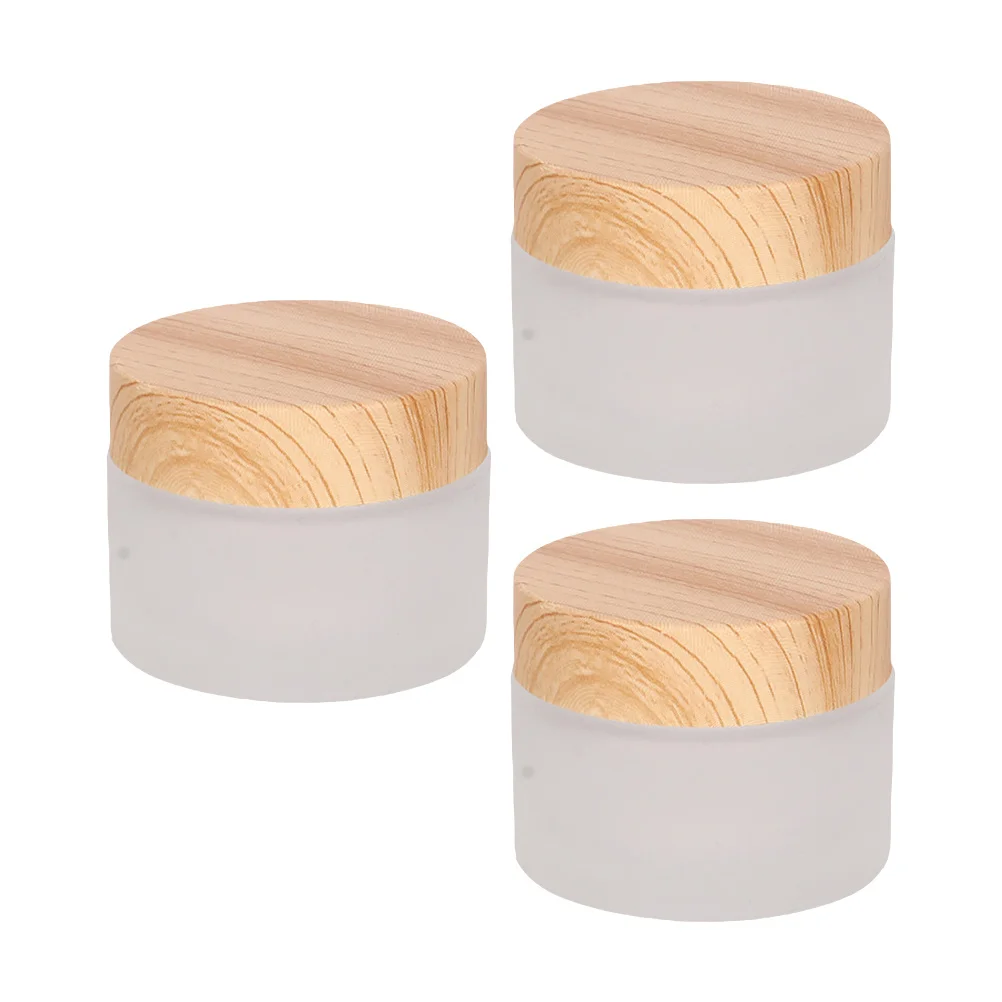 

3Pcs Multipurpose Sub Packaging Containers Small Cosmetics Bottles Lightweight Flat Lids Easy to Stack Cream Bottle