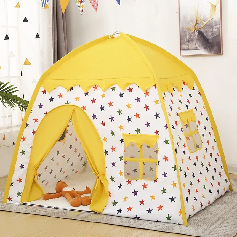 Kids Play Tent for Baby Game House Portable Collapsible Princess Castle Children Tent Birthday Holiday Gifts for Boys and Girls