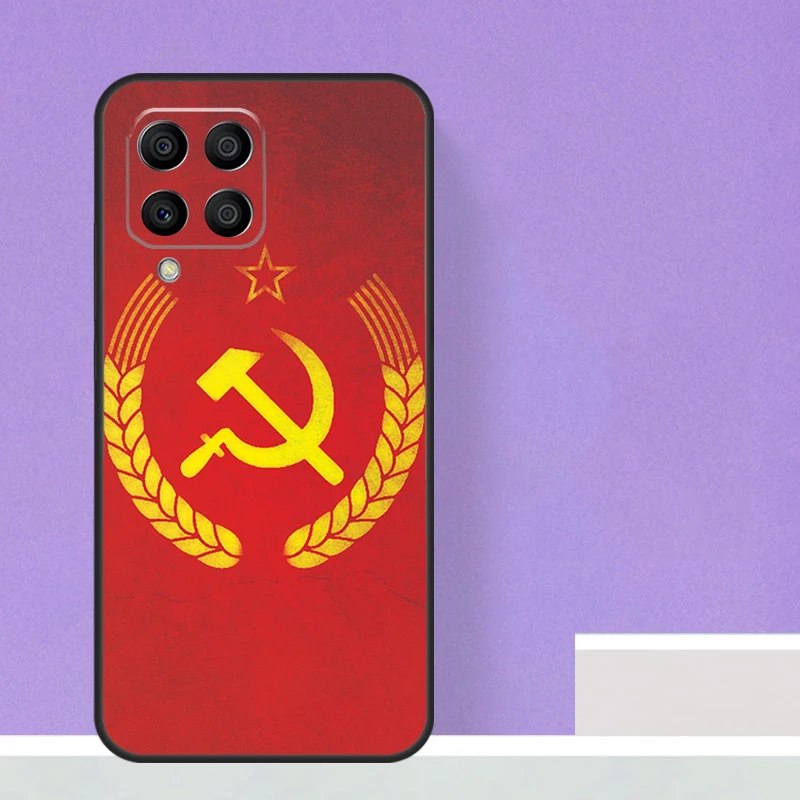 USSR Flag Soviet Union For Samsung Galaxy M55 M15 M13 M33 M53 M20 M30s M31s M12 M32 M52 M11 M51 M14 M34 M54 Case