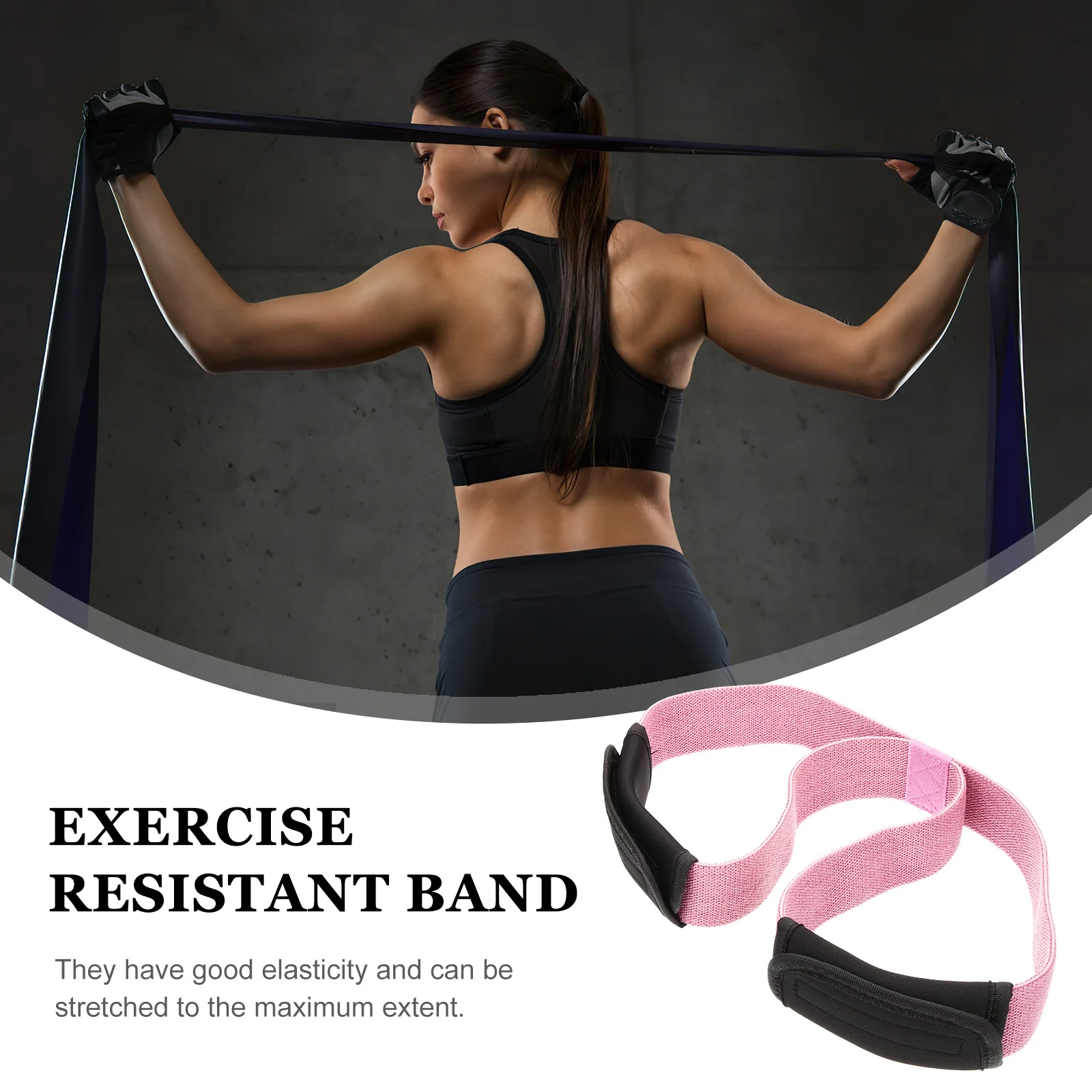 

Yoga Resistance Band Elastic Stretch Strap Fitness Exercise Bands for Shoulder Back Leg Waist Workout Yoga Stretch Strap