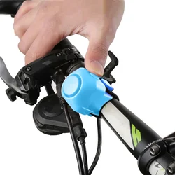 Bike Alarm Horn Electric Loud 130 Db Warning Safety Bell Police Siren Bicycle Handlebar Alarm Ring Bell Mini Cycling Accessories