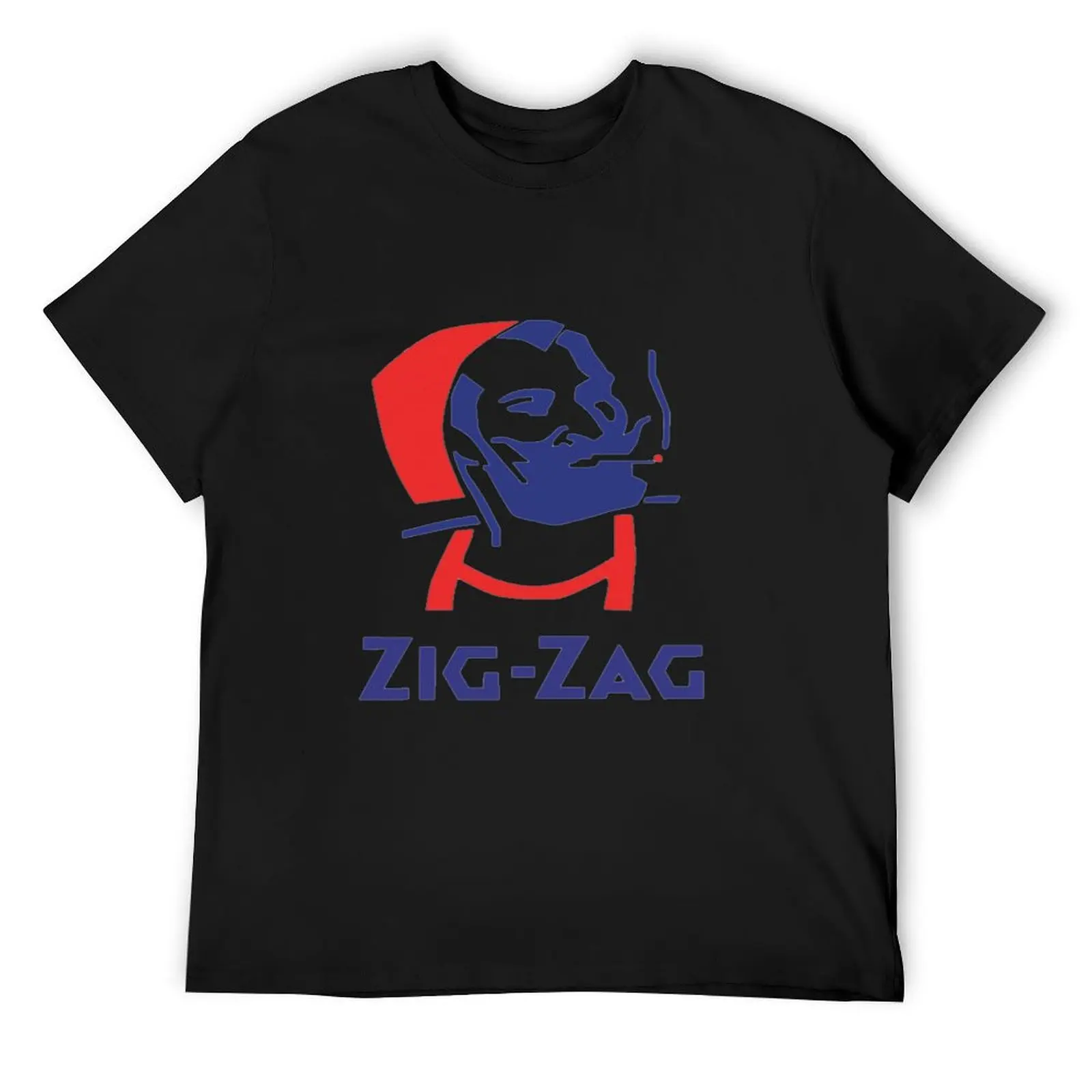 

Famous retro vintage zig zag logo T-Shirt vintage clothes summer 2025 mens graphic t-shirts pack