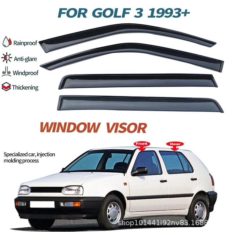 

Cross-border foreign trade is suitable for Volkswagen Golf 3 rain or shine shield GOLF3 MK3 1993+ car window rain shield