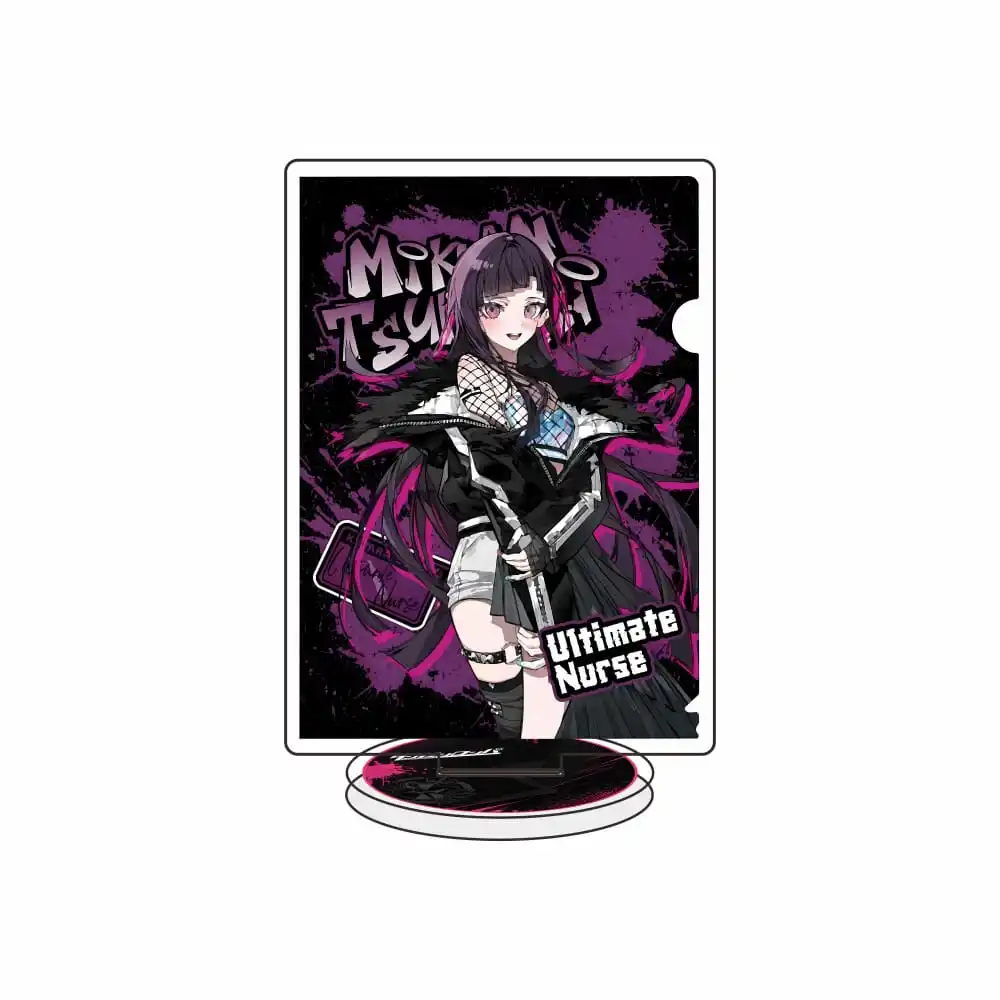 Game Danganronpa 2 Acrylic Diorama Stand Nagito Komaeda Desk Ornament Collectible Anime Fan Gift 15cm Keychain