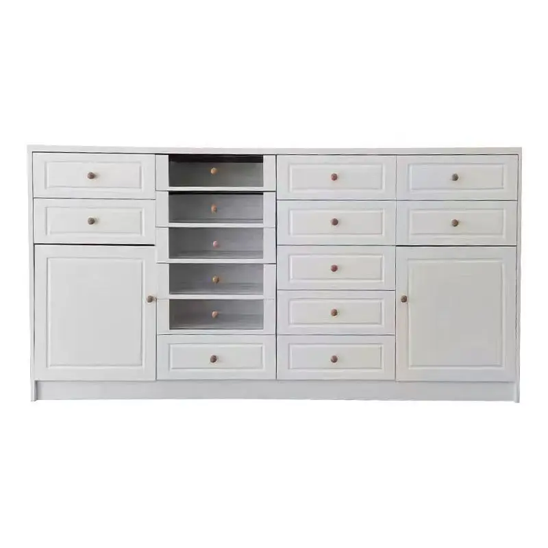 Nail Salon Display Cabinet Nail Polish Glue Storage Cabinet Multi-layer Drawers Floor Standing Storage Cabinet