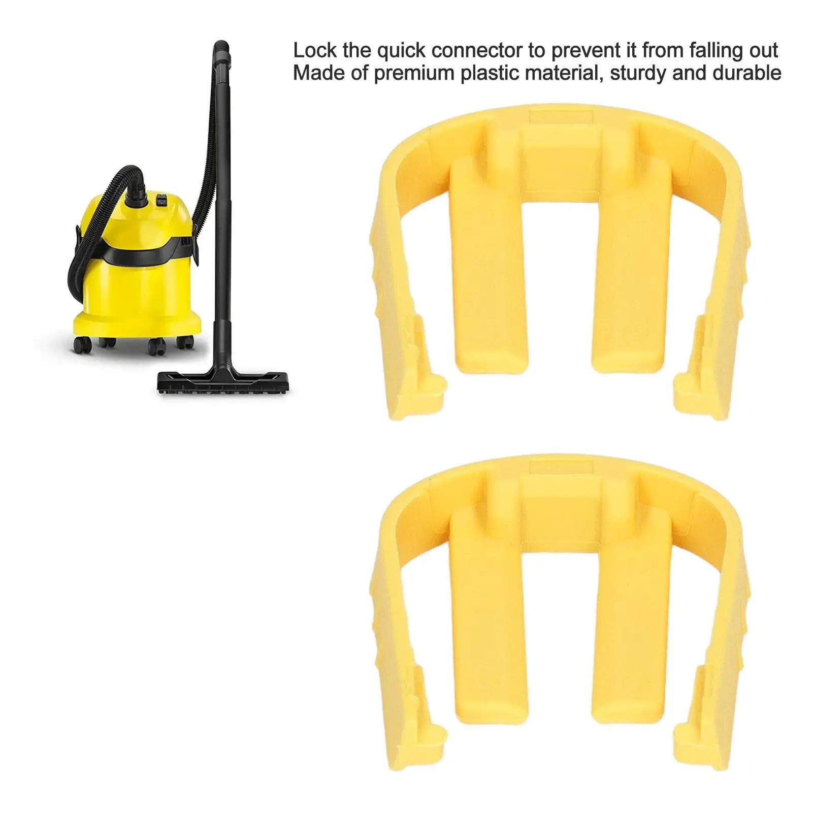 

Sturdy Plastic Car Washer Clip Quick Connector C Clip for replacement - Lightweight, Wear-Resistant, Secure Fit