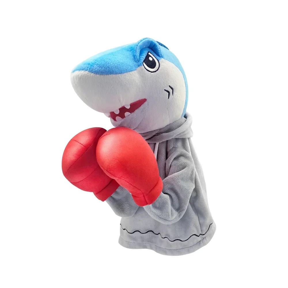 New Boxing Plush Fighter Doll Dinosaur Kangaroo Doll Boxing Parent Child Game Interactive Plush Toy Christmas Birthday Gift