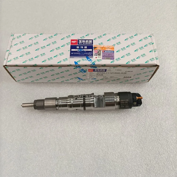 YC4E Diesel Engine Common Rail Fuel Injector J0100-1112100A-A38 0445120438 0445120165 0445120291