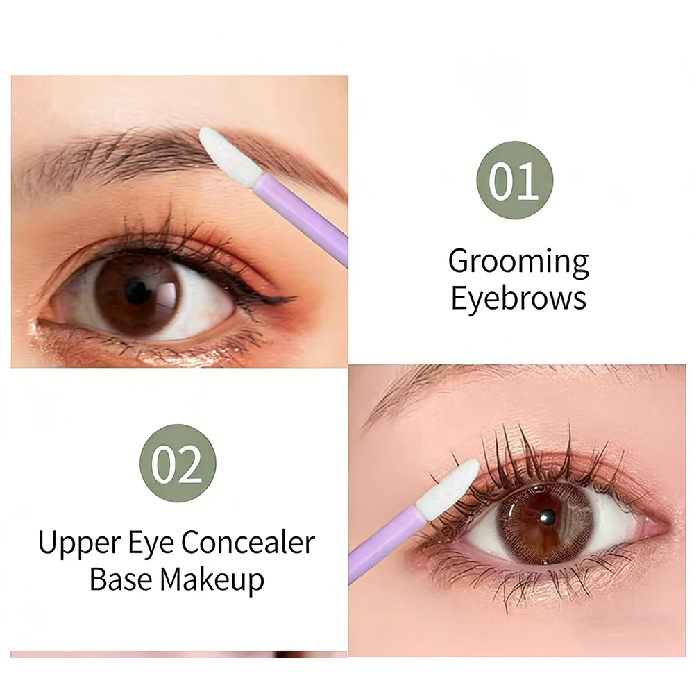 50 قطعة/الحقيبة المتاح رمش فرشاة ماسكارا قضيب عصا عيون الشفاه مستحضرات التجميل فرش تمديد أدوات تجميل التجميل #5