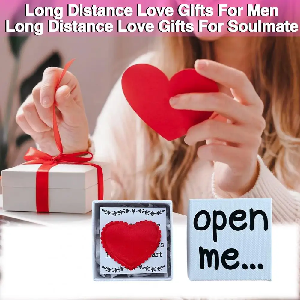 Long Distance Love Gifts for Men Long Distance Love Gifts for Soulmate Long Distance Anniversary Card Funny Paper Card for Him