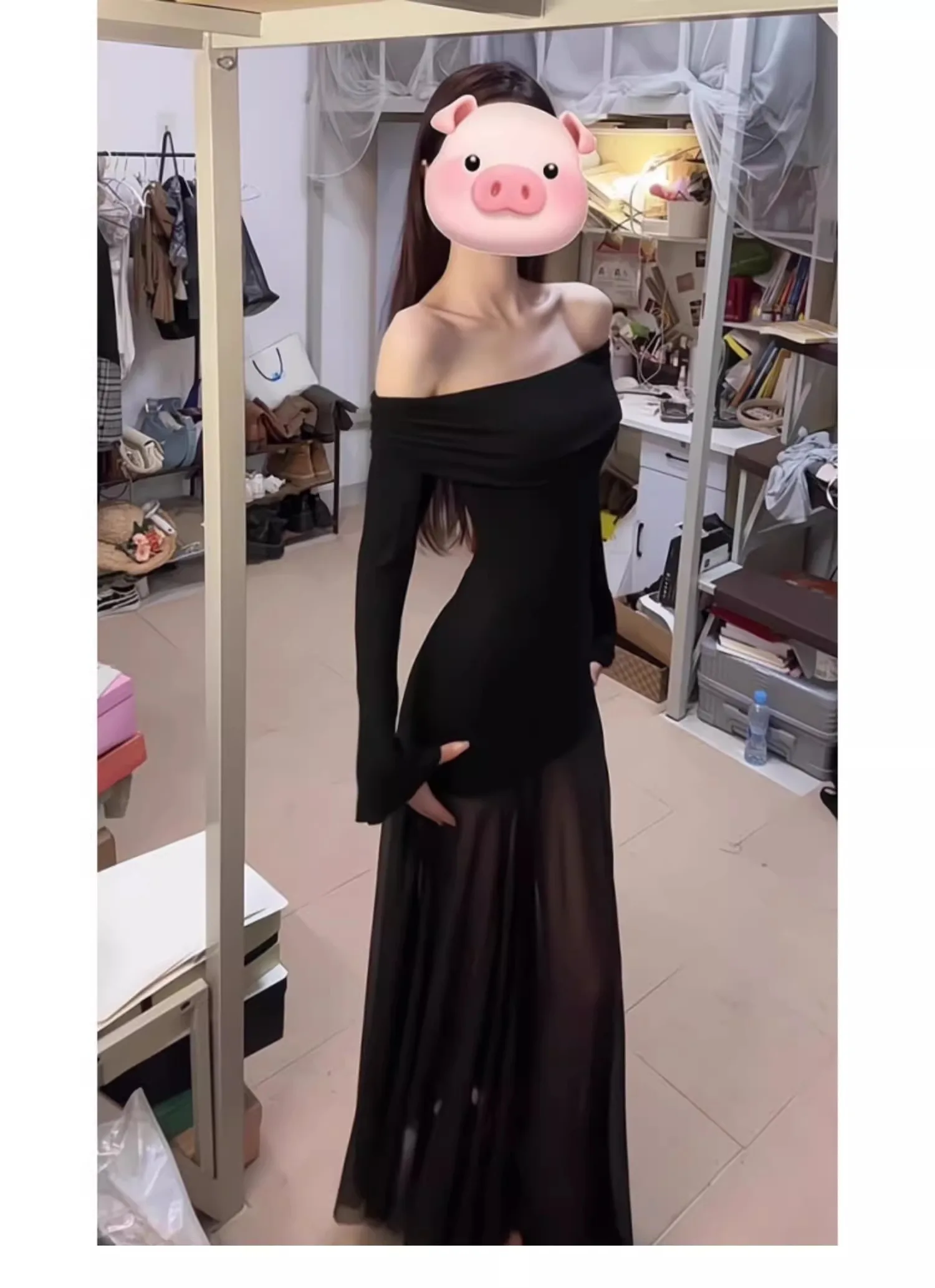 드레스 긴 소매 여성용 버건디 여름 모달 스파게티 스트랩 스모크드 사이드 슬릿 슬림핏 울트라 쇼트 밀레니엄 핫 걸 Y2K