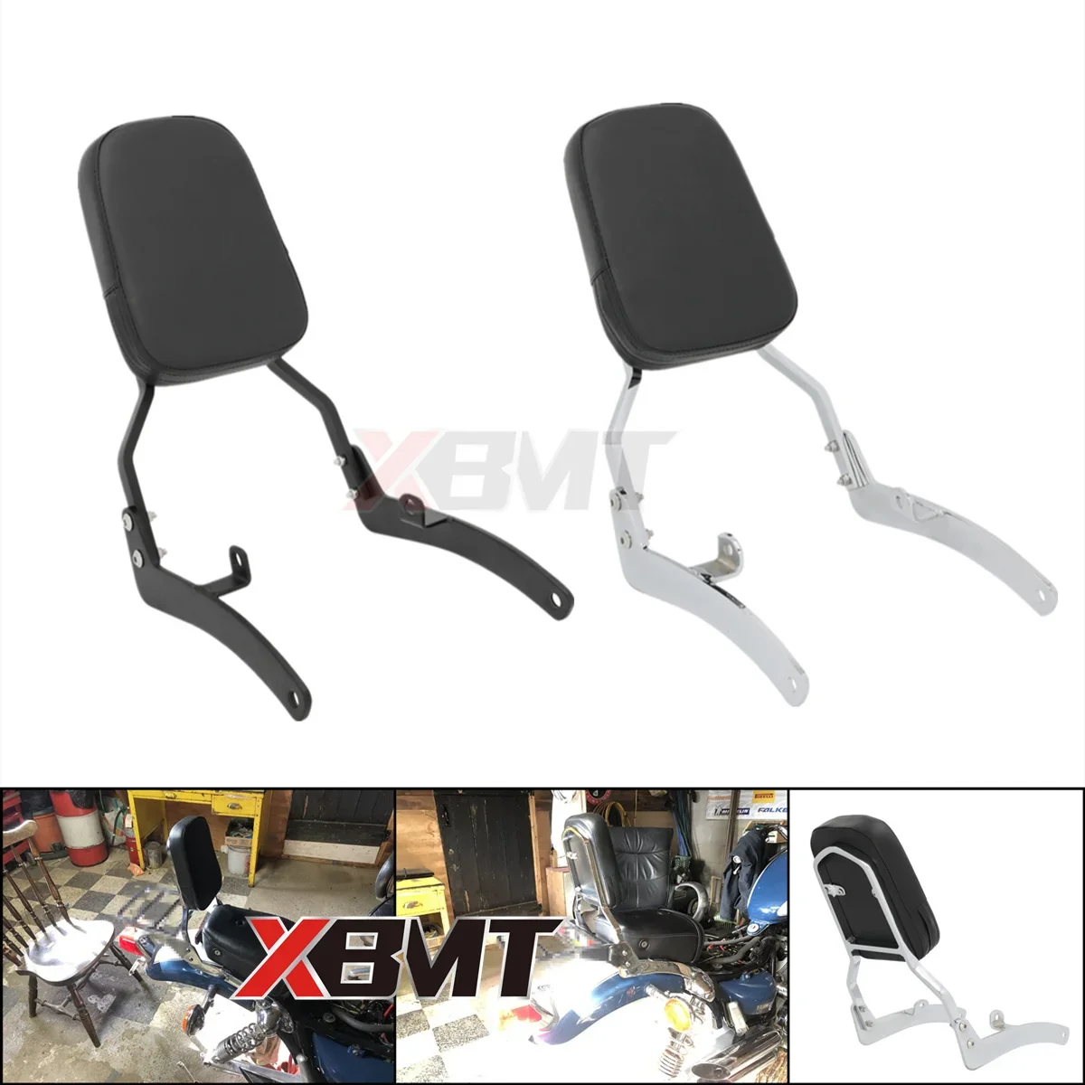 Virago 400 535 XV400 XV535 All Years Motorcycle Rear Backrest Sissy Bar Luggage Rack For Yamaha