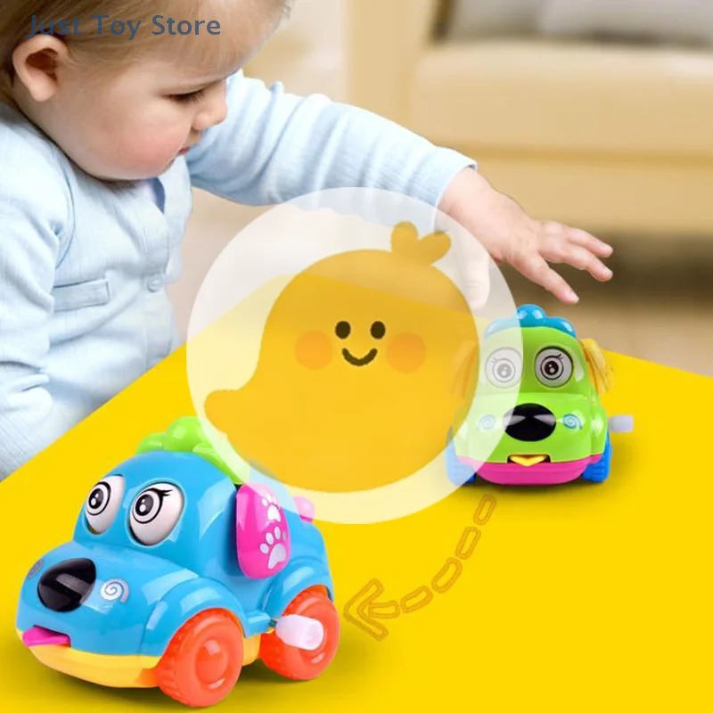 [JT] 1 jouet à remonter en forme de petit animal, voiture à remonter créative, mignonne, jouet éducatif pour les enfants, cadeau pour bébé