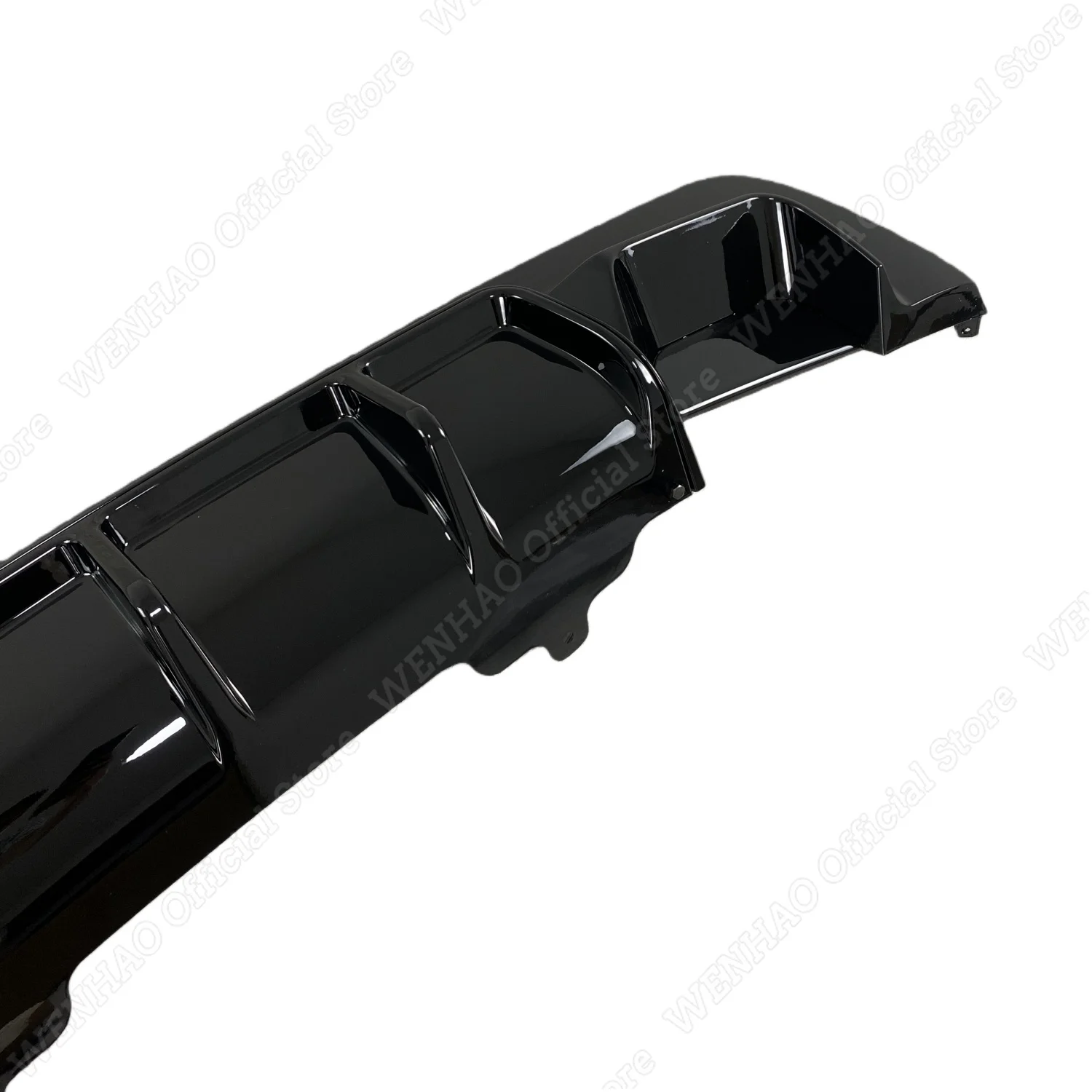 Gloss Black Car Rear Bumper Diffuser For BMW E60 E61 525i 525d 530i 530d 535i M Sport M-tech M-package 2005-2010 Tuning  Bodykit - view 5
