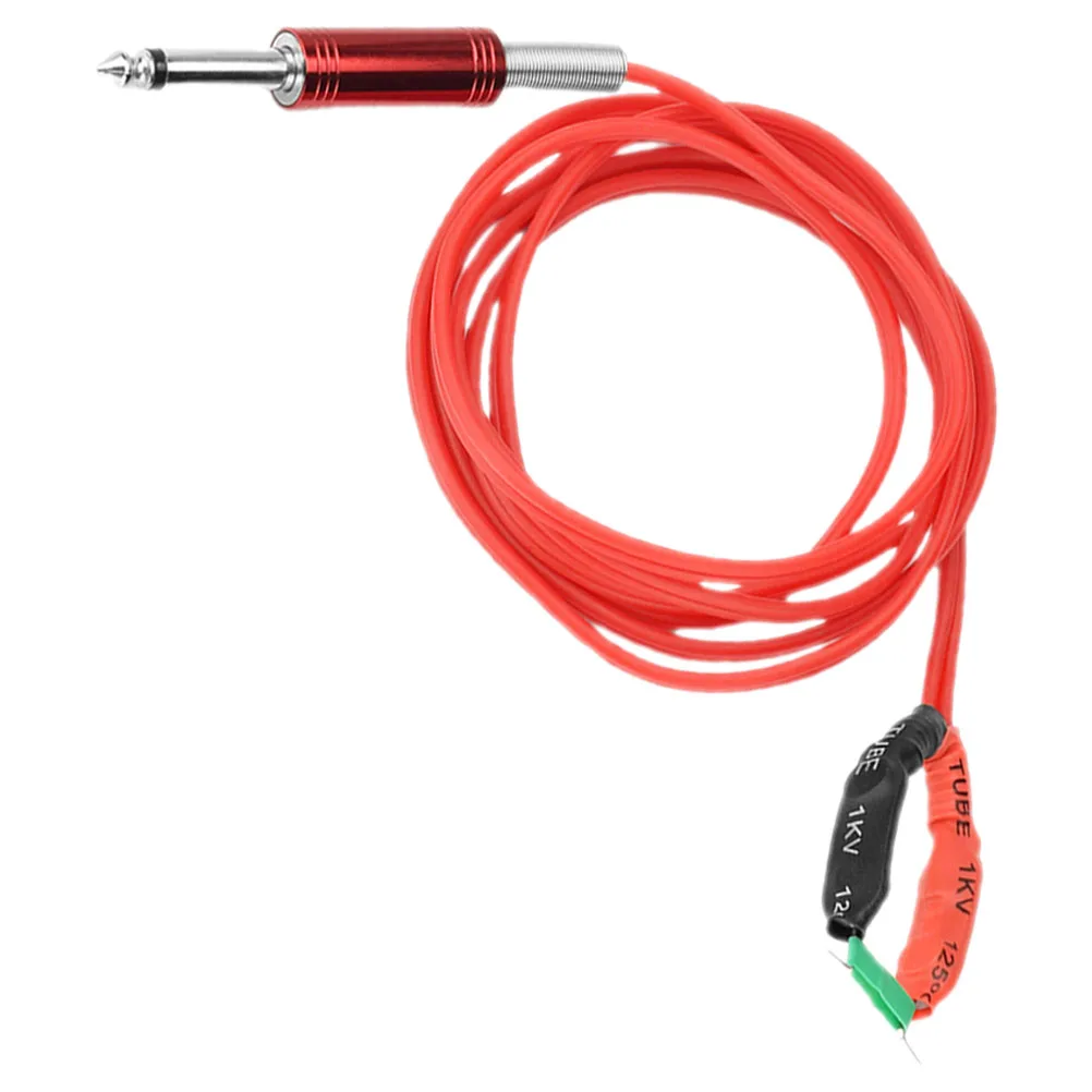

Silicone Steel Hook Line 1.7m Thick Dual Core Bendable Tattoo Clip Cord Black Color for Coil Tattoo Machine Coil Machine