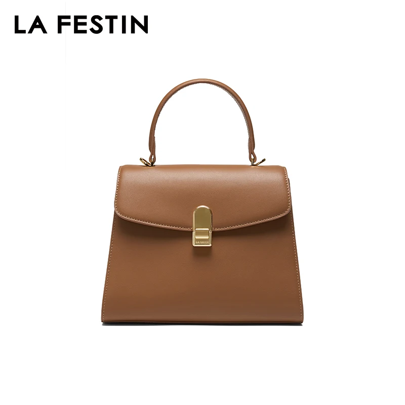 LA FESTIN 2024 New Handbag Women Designer Luxury Bag Square Bag Large Capacity Bags Fashion Ladies Bags Leather Bag