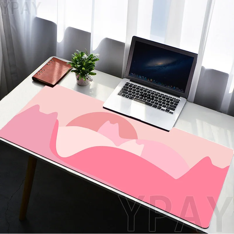 لطيف القط مسند الماوس طاولة مكتبية الحصير الكمبيوتر ماوس شركة كبيرة وسادة للمكتب 100x55 سنتيمتر ألعاب كبيرة ماوس الفأر حصيرة XXXL