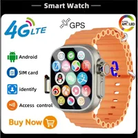 2025 New smart watch DW100 Android 10.0 180° Rotating Camera Bluetooth GPS WIFI 2.29-inch Amoled 490*580 smart watch for men