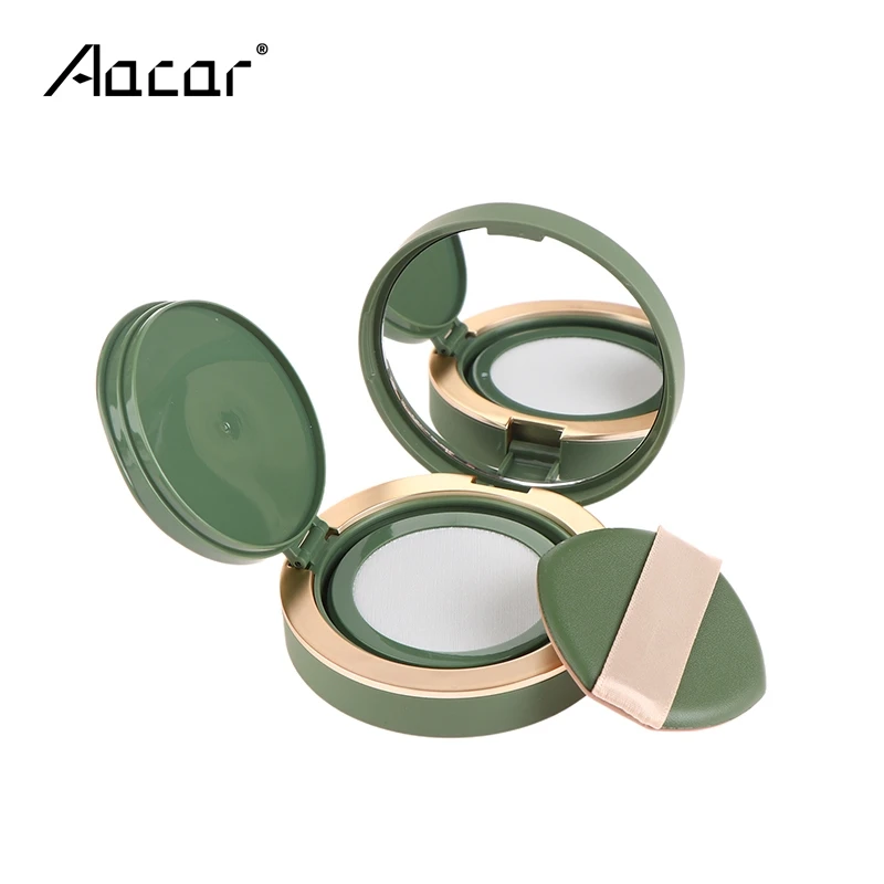 12g Empty Air Cushion Puff Box with Powder Sponge Mirror Portable Cosmetic Makeup Case Container for BB Cream Foundation