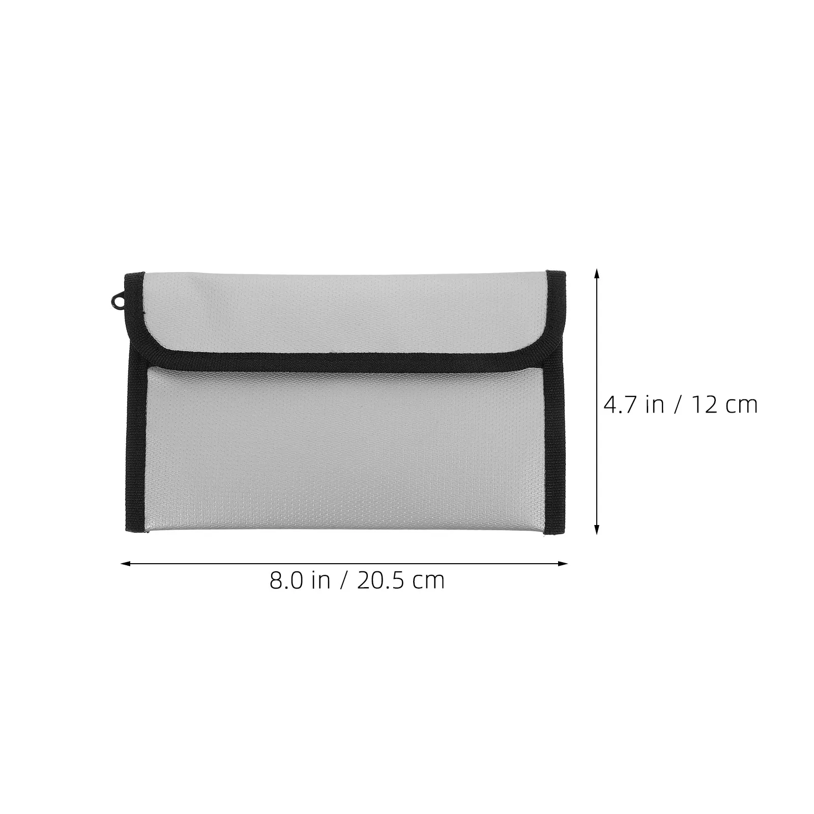 2 قطعة حقيبة مجلد مستندات مقاومة للحريق حقيبة تخزين آمنة محمولة مقاومة للماء بسحّاب حاوية تنظيم لملفات الرسائل القانونية