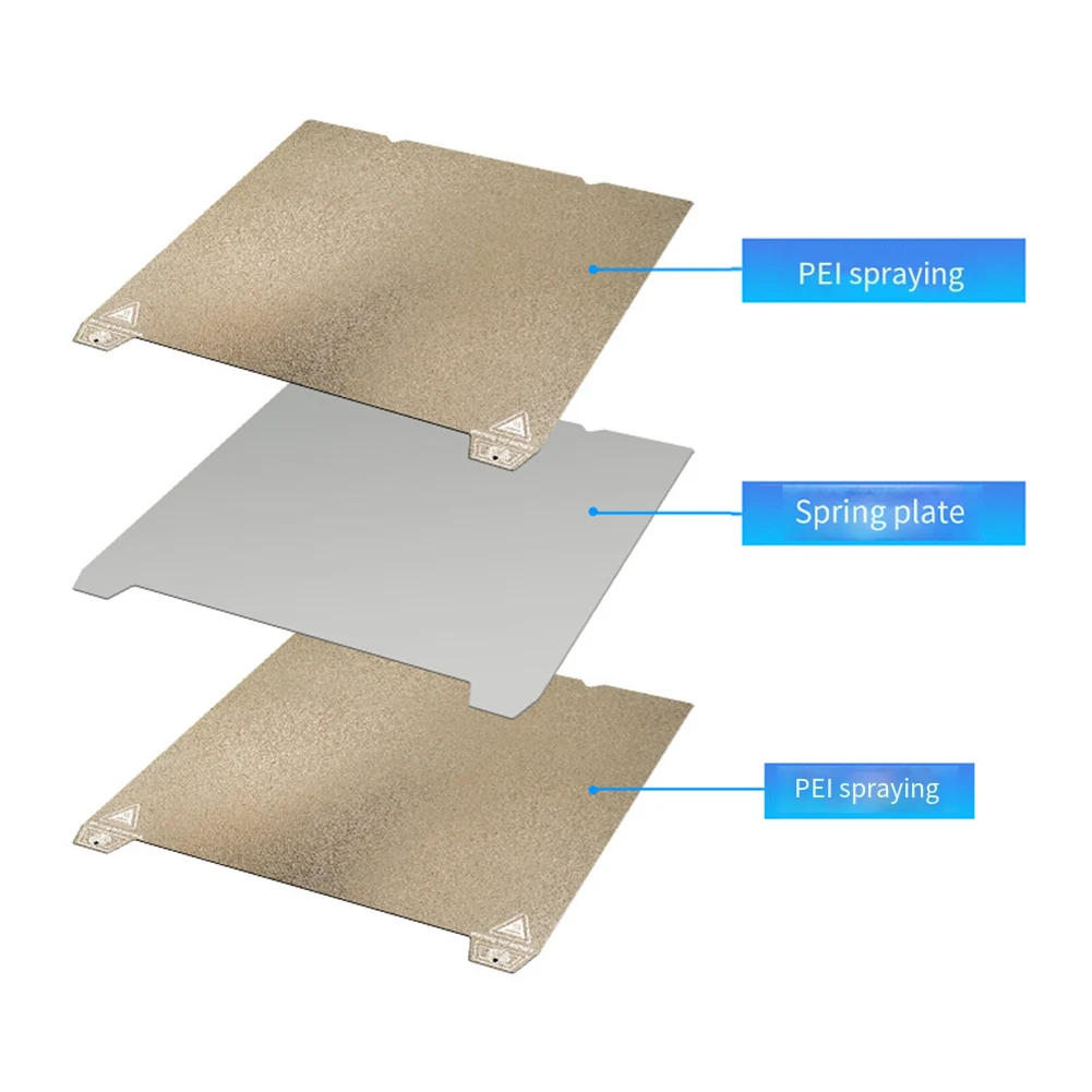 Printing Bed PEI Board Build Plate 235x235mm Printing Bed Flexible Platform Printing Bed High-Quality