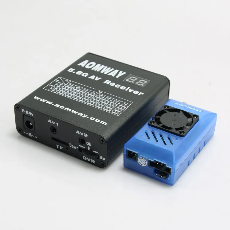 AOMWAY FPV 5.8G 1000mw Transmitter Receiver TX +TX VTR & VTX 15CH Telemetry Fatshark ImmersionRC Compatible