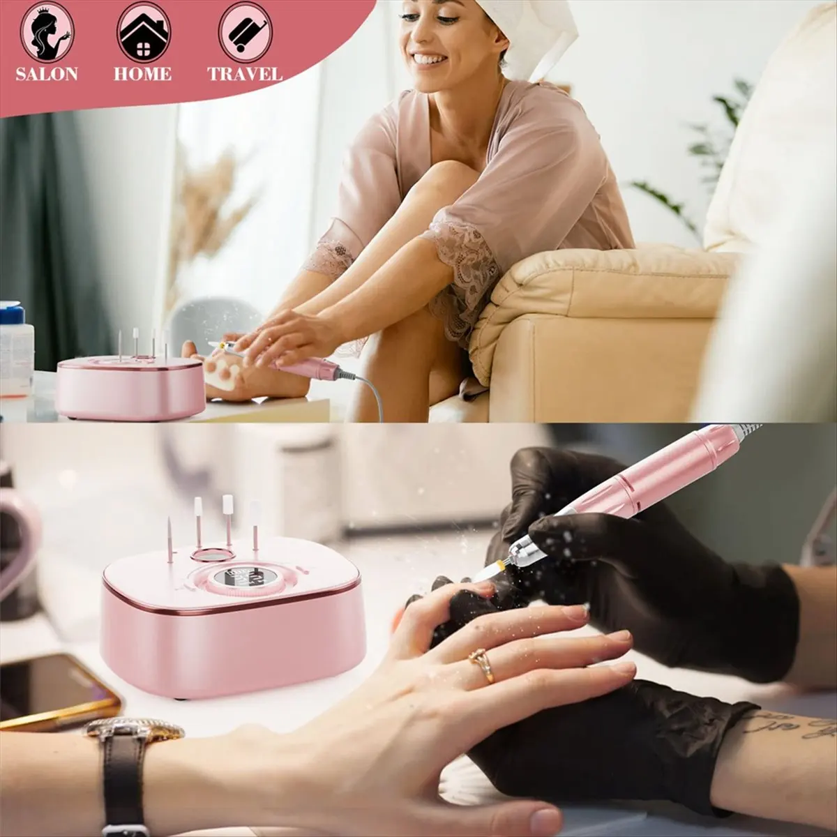 N18R Desktop Sander Portable Electric Sander Knob-Operated Electric Polisher Electrical Nail File for Acrylic NailElectric