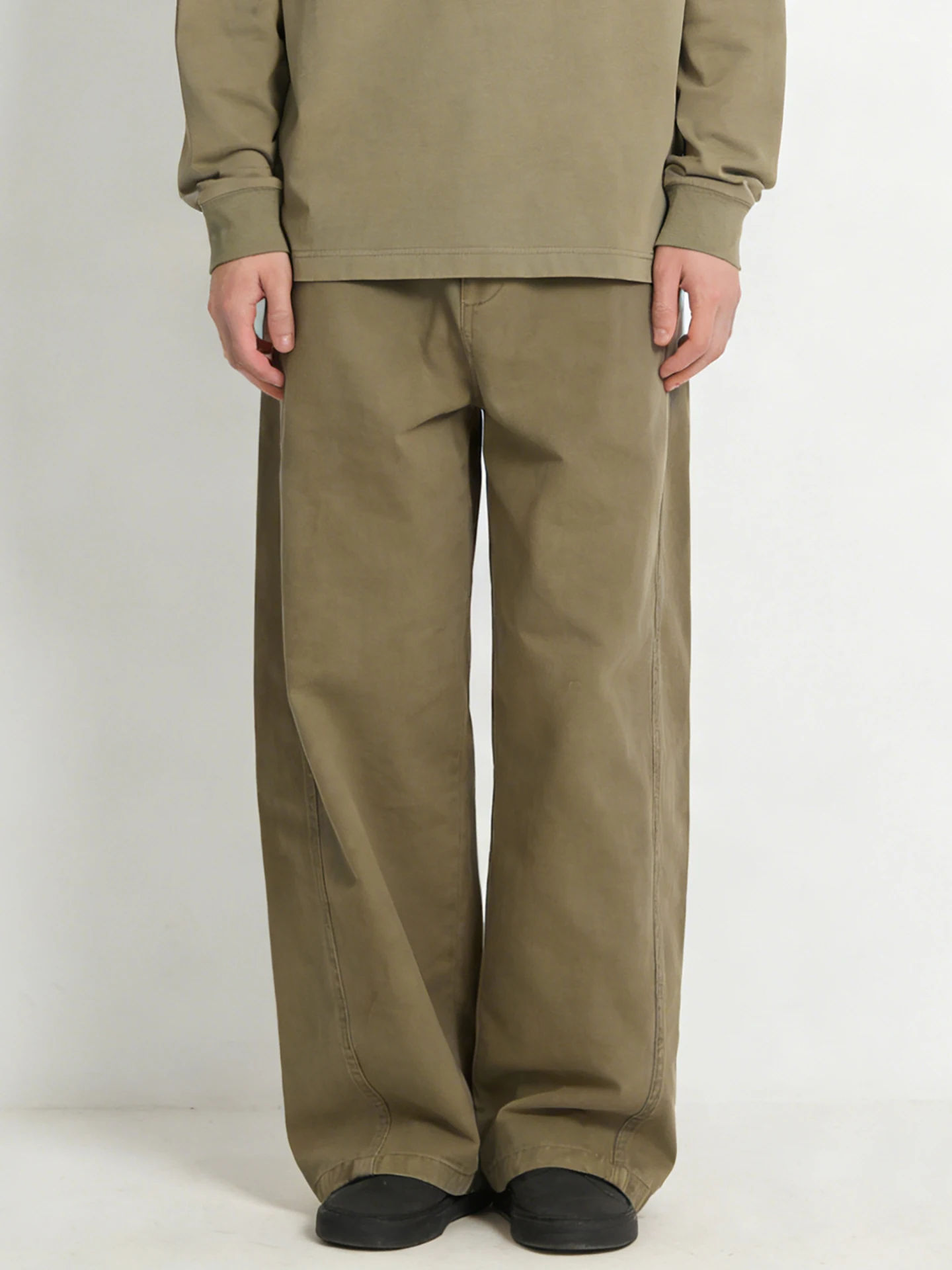 

Мужские брюки в американском ретро-стиле, деконструированные, с эффектом потертости, весенние, уличный стиль, свободные, широкие, в пол, рабочая одежда