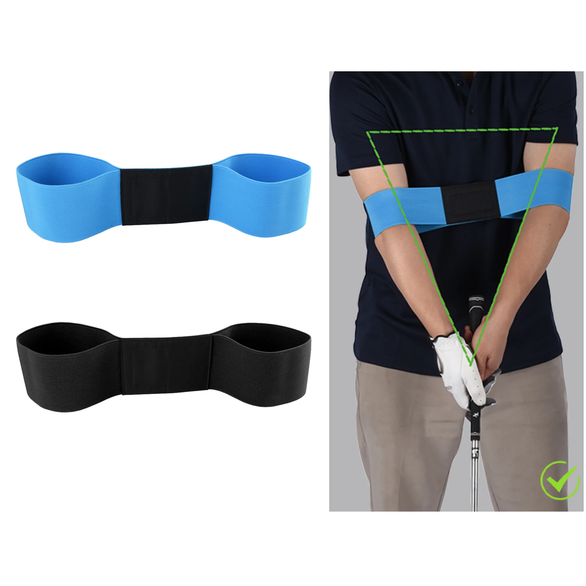 1PC Golf Swing Trainer Arm Band Professionelle Elastische Golf Swing Geste Corrector Für Männer Frauen Anfänger ﻿