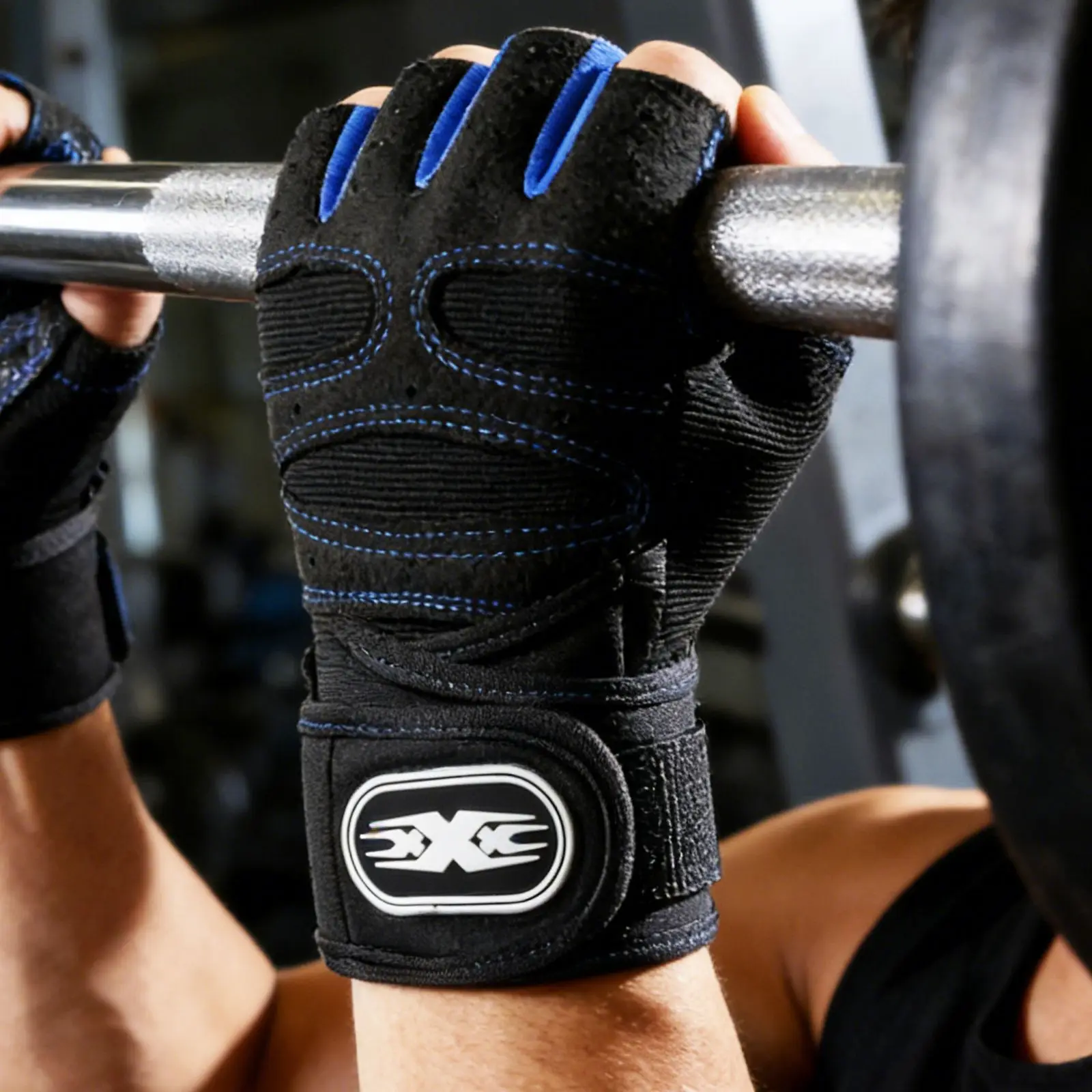Gym Men Gloves Fitness Weightlifting Anti-slip Soft  Anti-shock Motor Half Finger Dumbbell Training Sports Cycling  Women Gloves