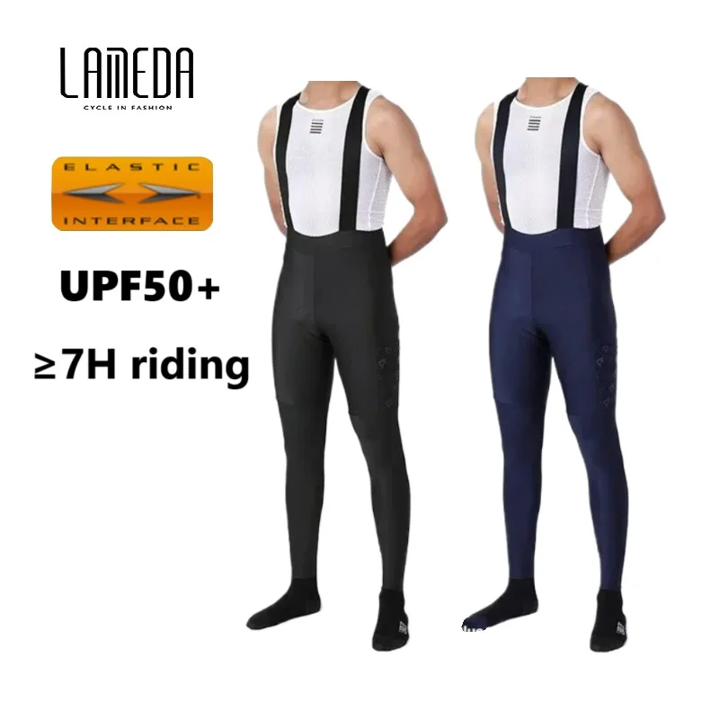 Lameda Men's Cycling Pants with Side Pockets Spring/summer Soft  Breathable Bike Pants with 7 Hour Rinfing Pad