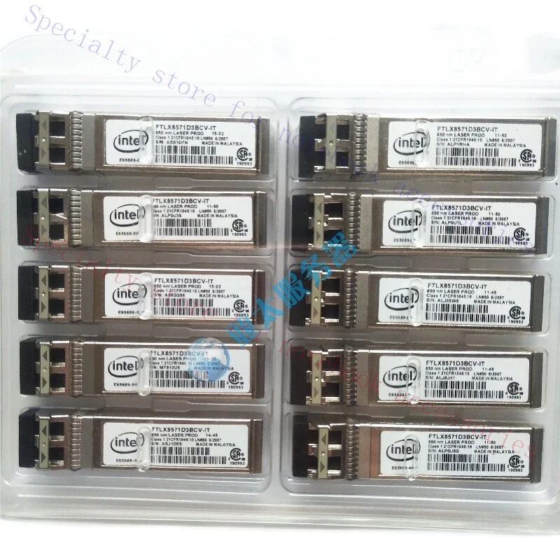 A+ FOR 10PCS Intel FTLX8571D3BCV-IT E10GSFPSR E65689-001 Ethernet Server Adapter X520