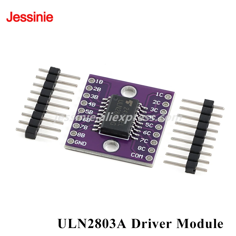 Módulo controlador 5 uds/1 unidad ULN2803A conjunto de transistores DARLINGTON alto voltaje de resistencia y alta corriente CJMCU-2803 ULN2803