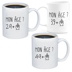 30 40 50 Years Funny Birthday Gift Mug Thirty Forty Fifty Years Old Men Women Humor Original Gift Dropshipping Ceramic Cups Cup