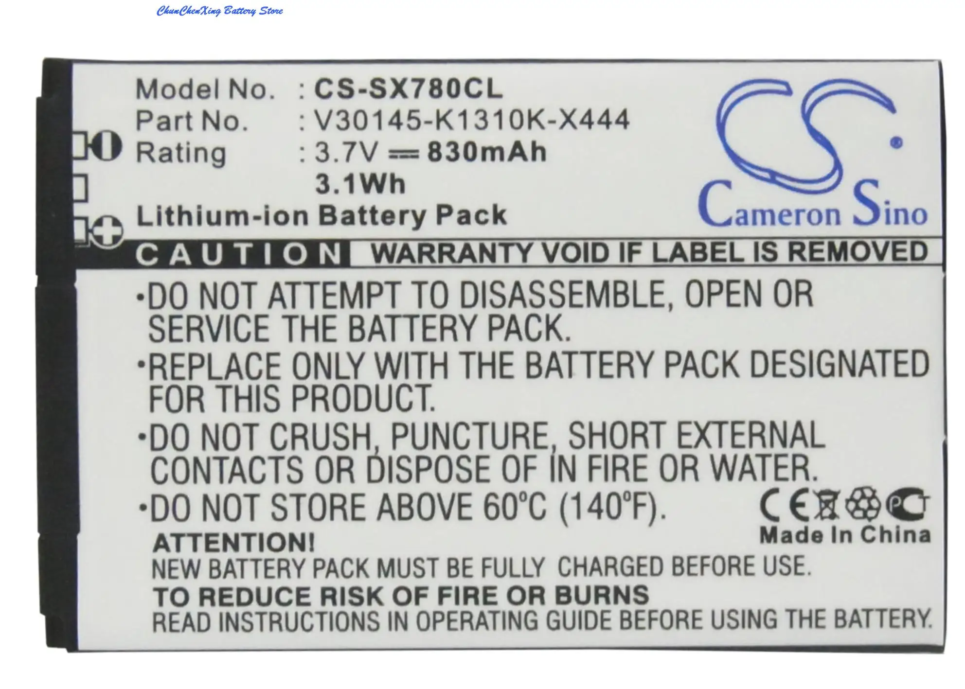 Cameron Sino 830mAh Battery for Gigaset X656,OpenStage SL4,SL610H,SL78,SL750,SL750H,OpenStage SL4 professional,OpenScape SL5