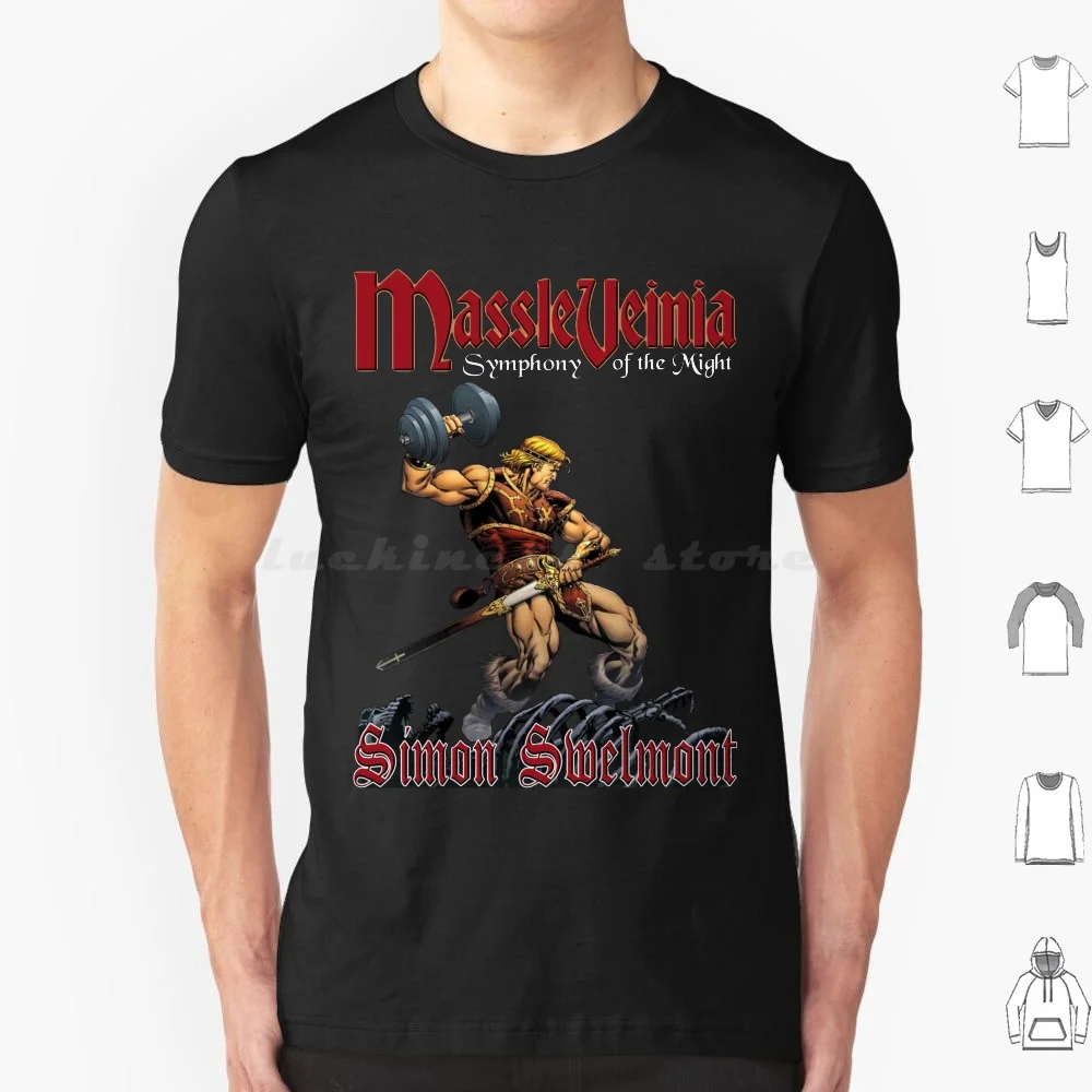 

Футболка Massleveinia-Symphony Of The Might для мужчин, женщин и детей 6xl Castle Vania Symphony Of The Night Gym Lifting Bro Weights Free