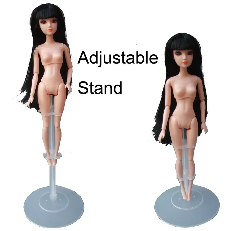 New arrival Plastic Transparents large range Adjutable Stand for Monster High dolls stand Display Holder For Barbie Dolls