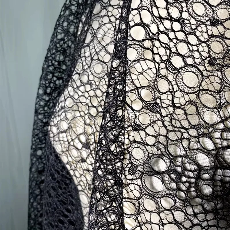 Hollowed Out Net Fabric Diy Material Creative Designer Arts Crafts Sewing Fabric Wholesale Cloth for By The Meter