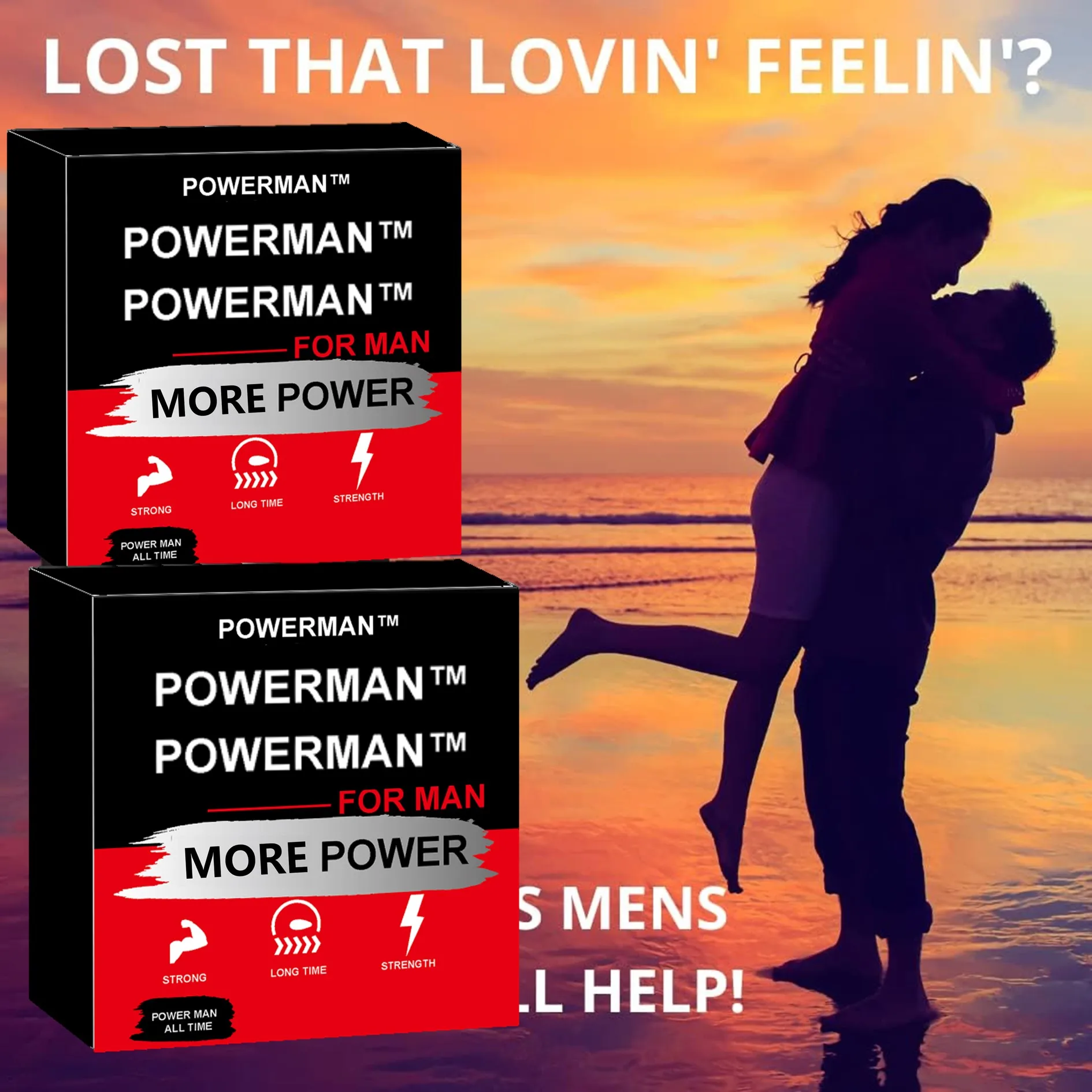 High quality men's power- Unleash Your Energy