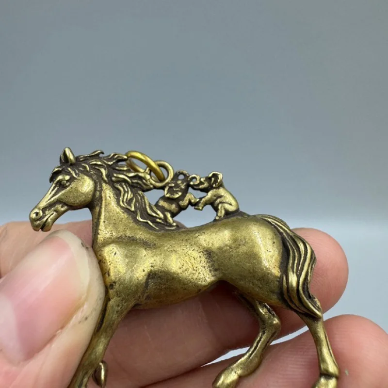 Brass , horse figurine, small ornament, 