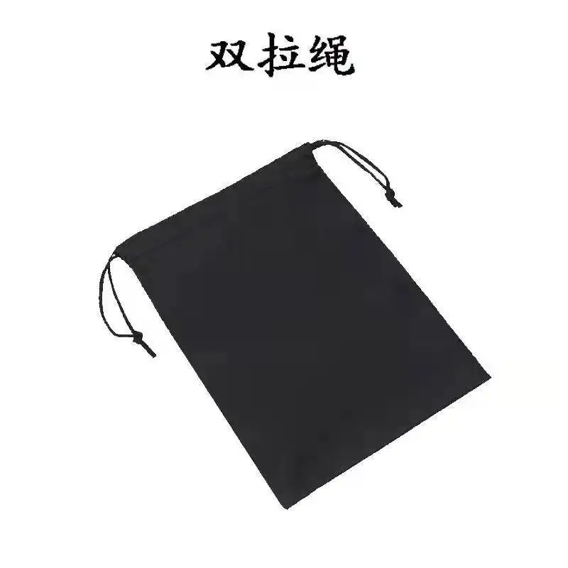 Oxford waterproof drawstring bag Oxford cloth bag drawstring black polyester cloth jump rope sports equipment storage organizer