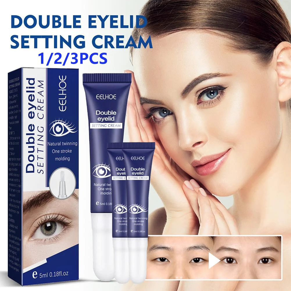 ครีมปรับรูปตาสองชั้นแบบมองไม่เห็น ยกกระชับเปลือกตาแบบธรรมชาติ ติดทนนาน แห้งเร็ว กันน้ำ เครื่องสำอาง อุปกรณ์แต่งหน้า