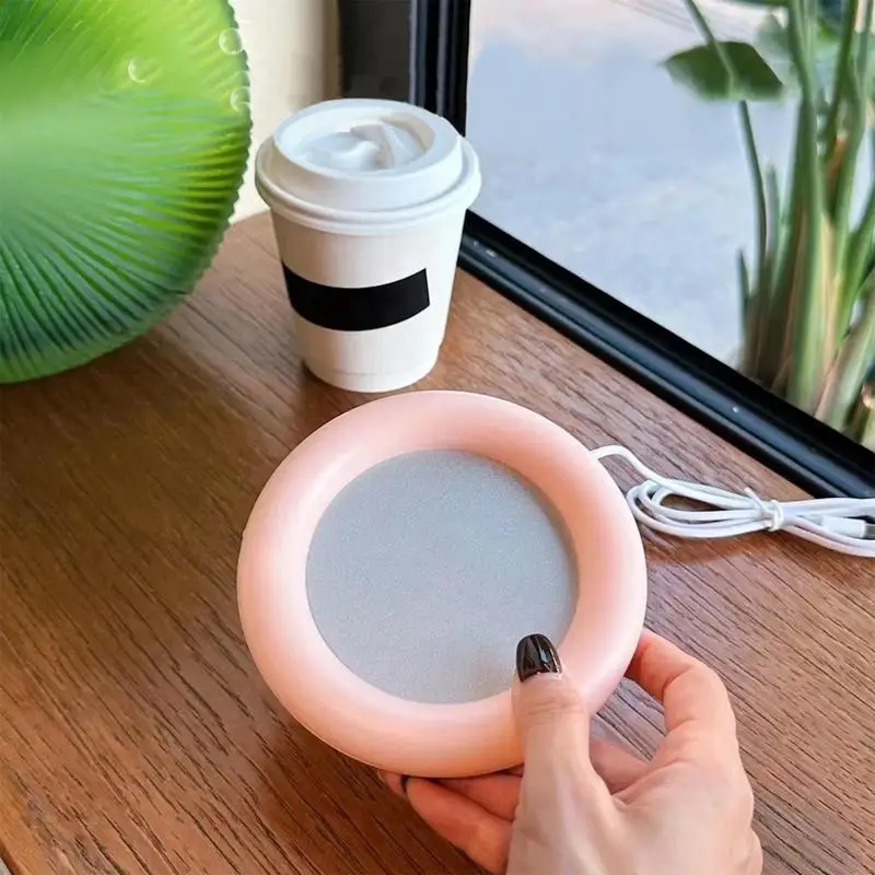 Cup Warmers For Hot Drinks USB Intelligent Heating Cup Mat Milk Bottle Constant Temp Heating Mat Coffee Mug Warming Pads