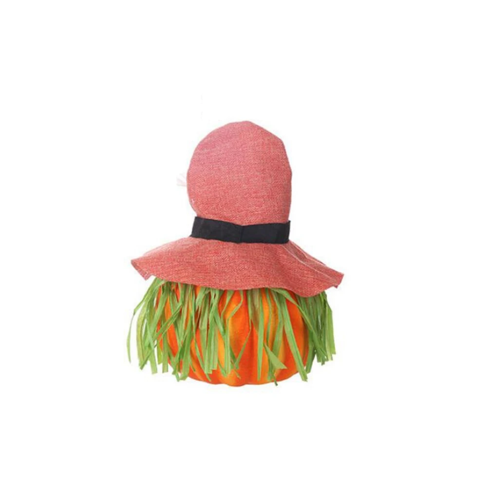 

Halloween Glowing Pink Hat Pumpkin Lantern Powered Decorative Light Hanging Outdoor Indoor Party Bar Haunted