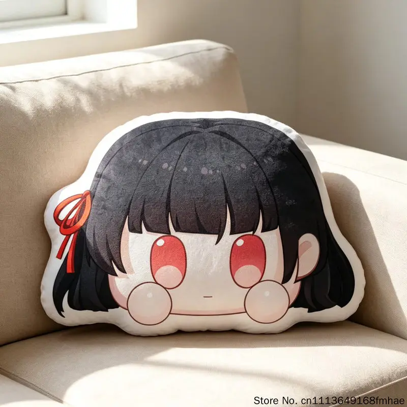 Wuthering Waves Game Character Plush Pillow Irregular Shaped Cartoon Throw Creative Back Cushion Sofa Home Decor Peripherals