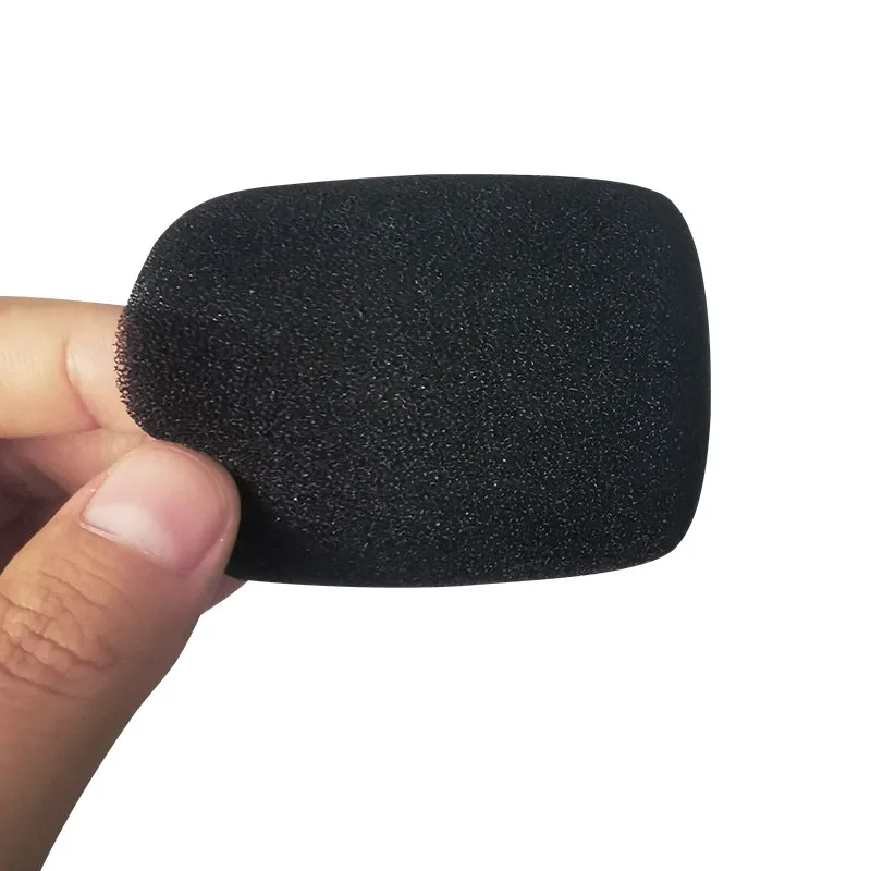 ไมโครโฟนโฟมด้านในฝาครอบไมค์สตูดิโอมืออาชีพฟองน้ํากระจกหน้ารถไมโครโฟนหมวก Universal ฟองน้ําไมโครโฟนผ้าฝ้ายด้านใน