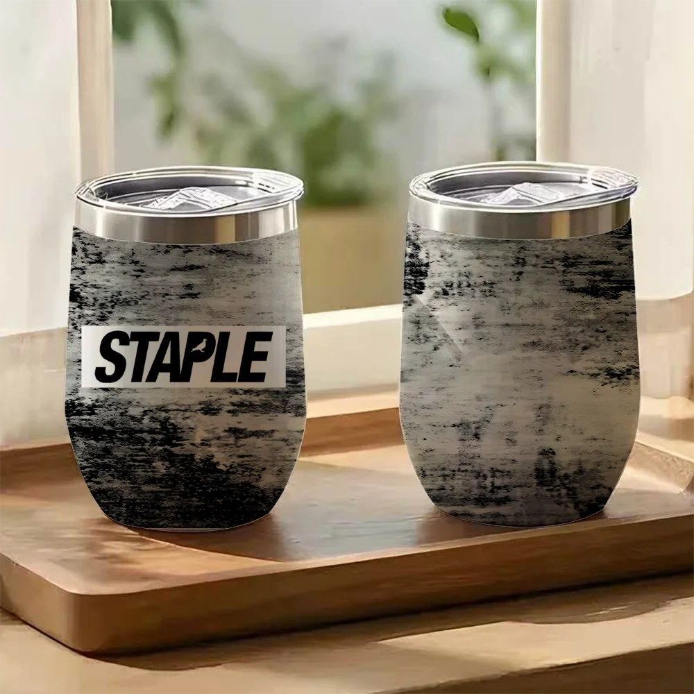 

Anime S-Staple P-Pigeon Vacuum Flasks 12oz Double Wall Vacuum Insulated Coffee Mug Leakproof Travel Tumbler Cup for Hot Cold