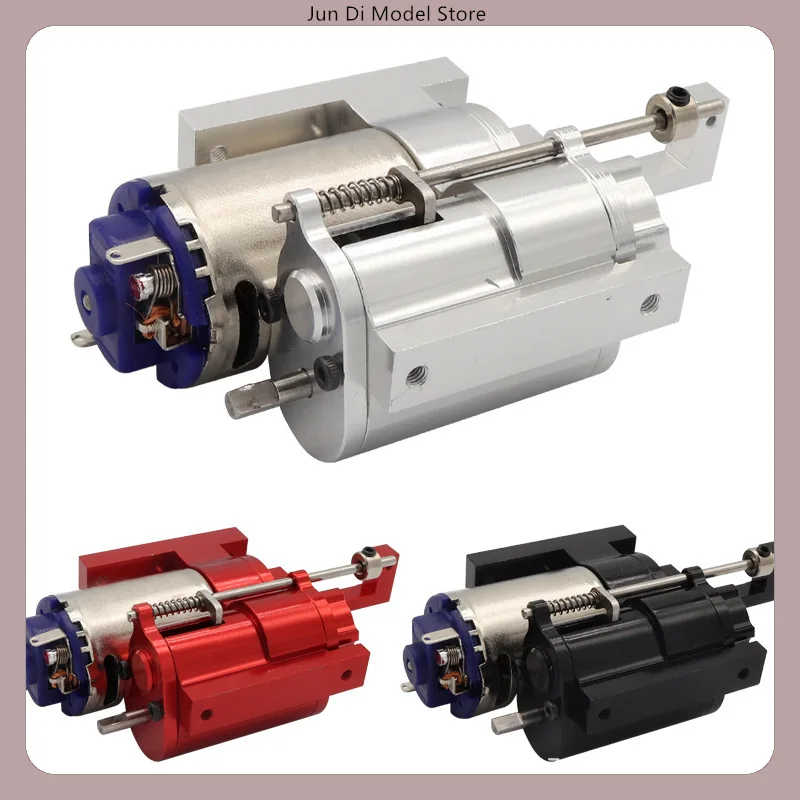 3rd Gen Full Metal 2-Speed Transmission Gearbox for Mang Niu D90 99S Wanlong RC Car Upgrade Spare Parts